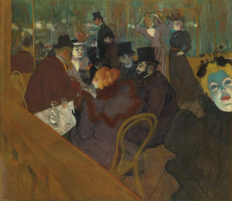 Henri de Toulouse-Lautrec. At the Moulin Rouge