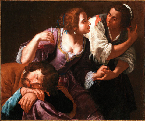 Artemisia Gentileschi. Samson and Delilah