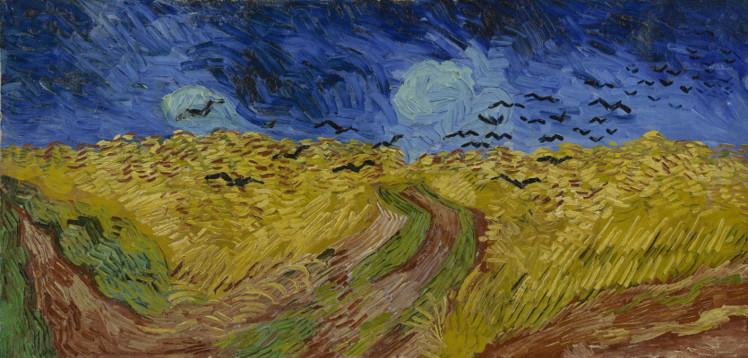 Vincent van Gogh. Wheat field with crows