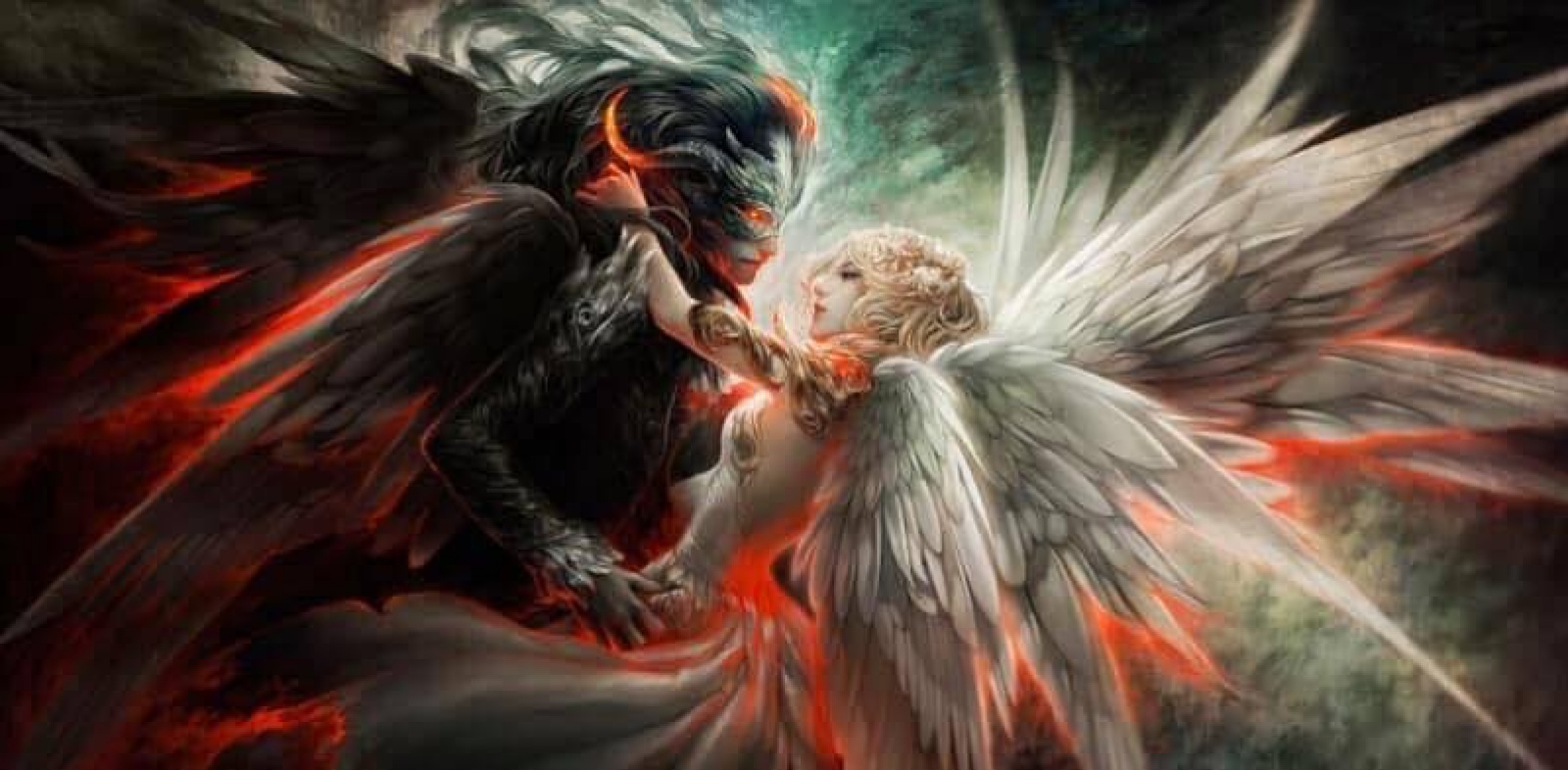 battle between angels and demons