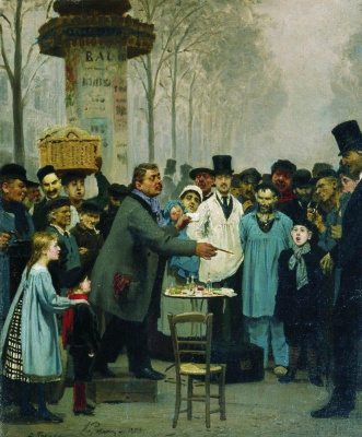Ilya Efimovich Repin. Seller news in Paris