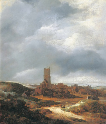 Jakob van Isaacs Ruisdael. Egmond aan Zee看法