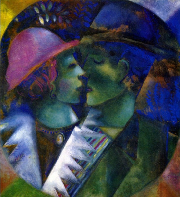 Love story in paintings: Marc Chagall and Bella Rosenfeld | Arthive