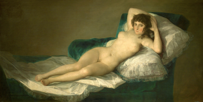 Francisco Goya. Nude Maja