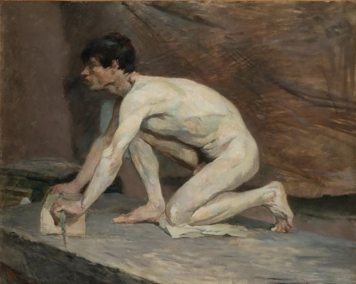 Henri de Toulouse-Lautrec. Polisher marble
