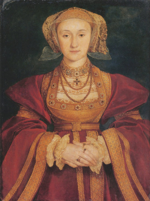 Hans Holbein The Younger. Portrait of Anna Klevskoy
