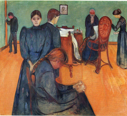 Edvard Munch. Death in the sickroom