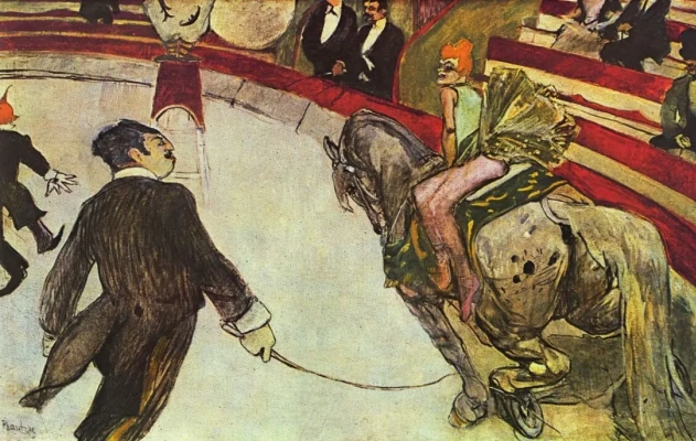 Henri de Toulouse-Lautrec. In the Circus Fernando: The Ringmaster