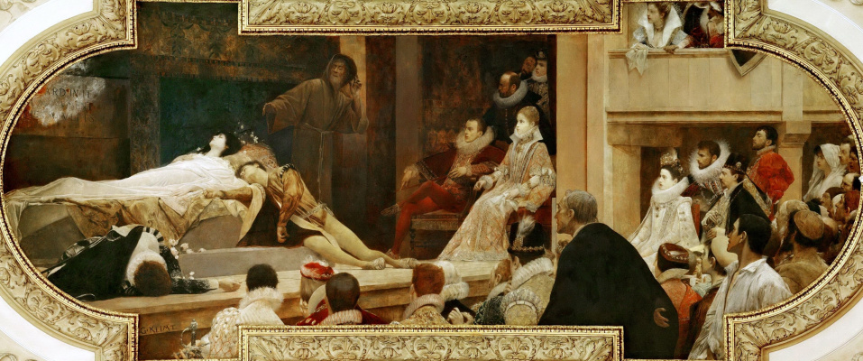 Gustav Klimt. Shakespeare Theater (Deckengemälde des Wiener Burgtheaters)