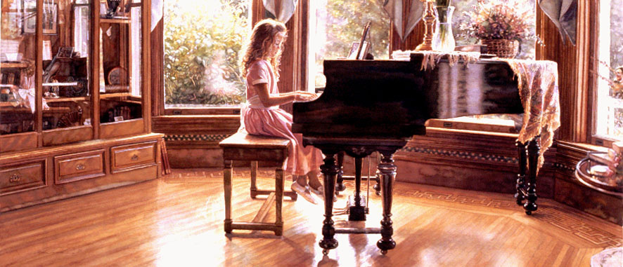 Steve Hanks. Music room