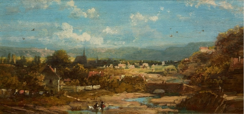 Karl Spitzweg. Bavarian town