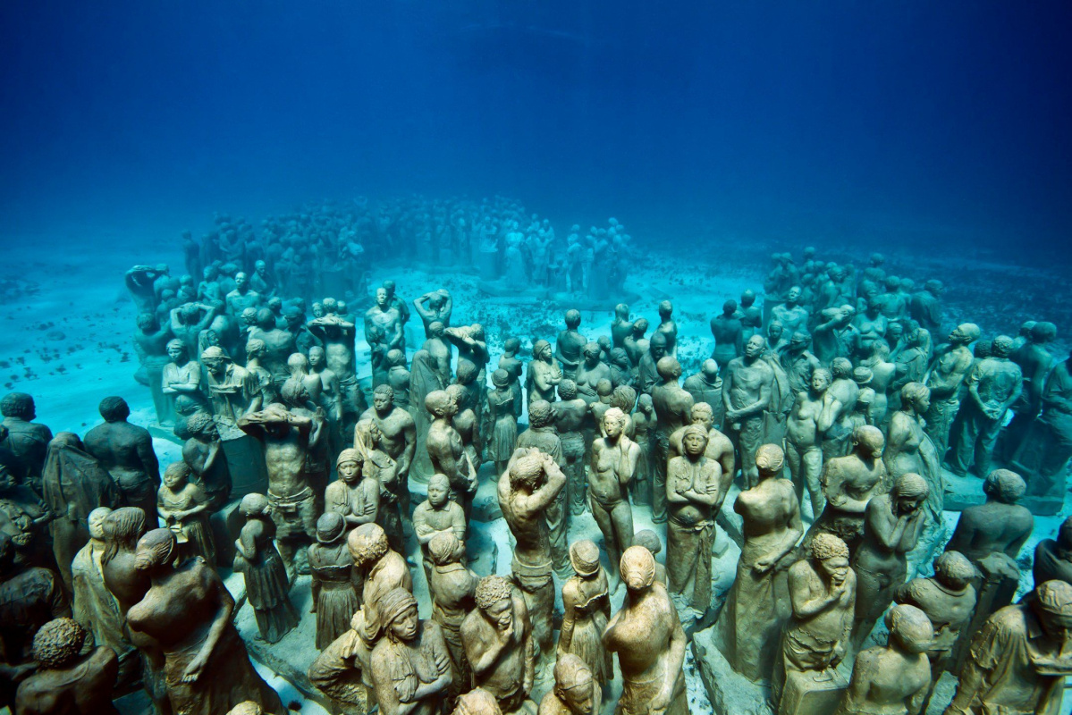 Музей подводных скульптур, Канкун, Мексика