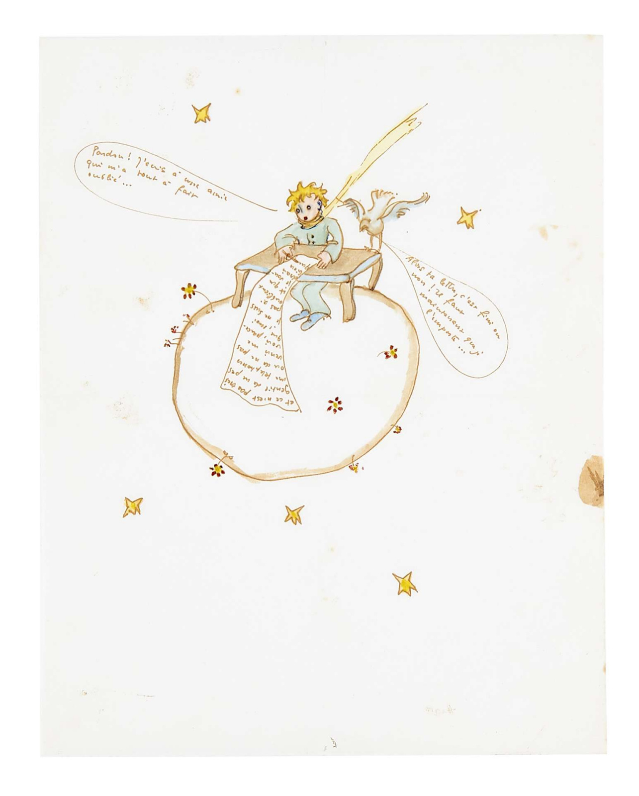 Антуан де сент-Экзюпери маленький принц иллюстрации автора