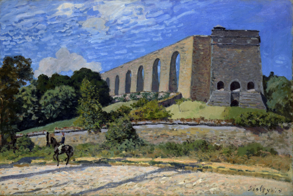 А.Сислей «Акведук в Марли», 1874, холст, масло, 54,3×81,3, Художественный музей в Толедо А.Сислей «Акведук в Марли», 1874, холст, масло, 54,3×81,3, Художественный музей в Толедо