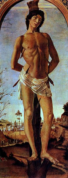 For the Florentines, Saint Sebastian overcoming his torture resembled their city’s struggle and effo For the Florentines, Saint Sebastian overcoming his torture resembled their city’s struggle and effo