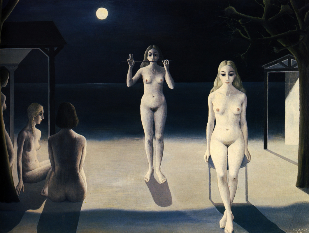 A skeleton in the closet or What are women waiting for in Paul Delvaux’s paintings?