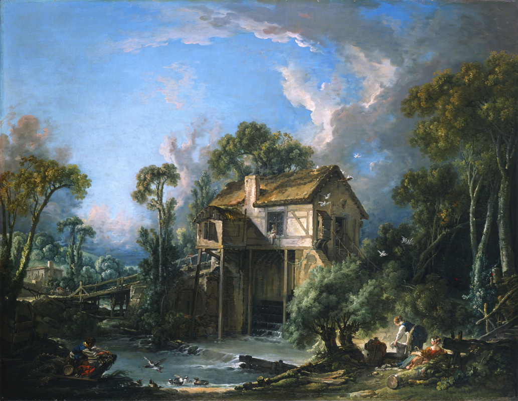 Ф. Буше «Мельница в Шарантоне», 1758, холст, масло, 113×146
Художественный музей в Толедо Ф. Буше «Мельница в Шарантоне», 1758, холст, масло, 113×146
Художественный музей в Толедо