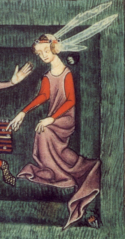 Isolde’s dresses on medieval miniatures