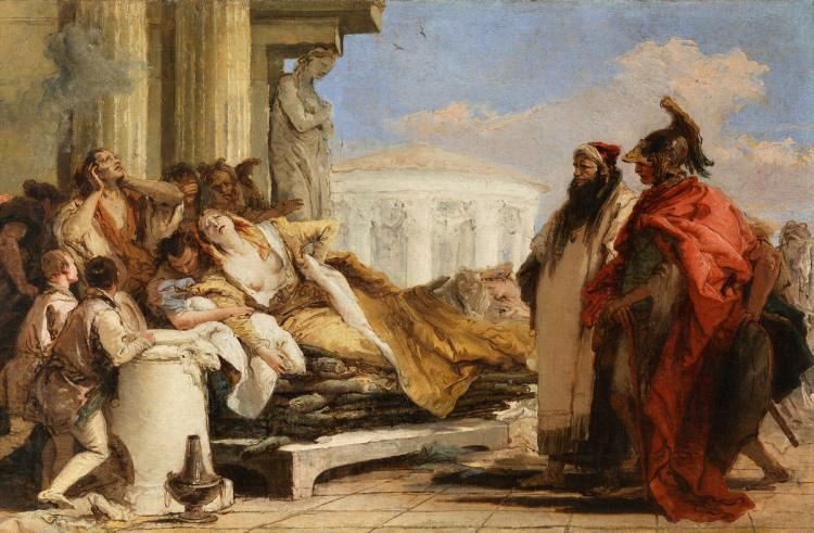 Смерть Дидоны. Джованни Баттиста Тьеполо. Источник фото: www. italian-art.ru Смерть Дидоны. Джованни Баттиста Тьеполо. Источник фото: www. italian-art.ru