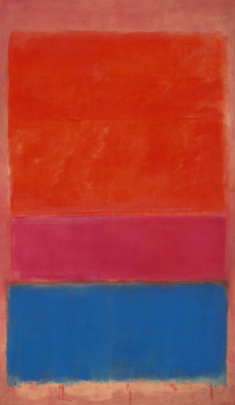 Mark Rothko. “No 1 (Royal Red and Blue)”, 1954