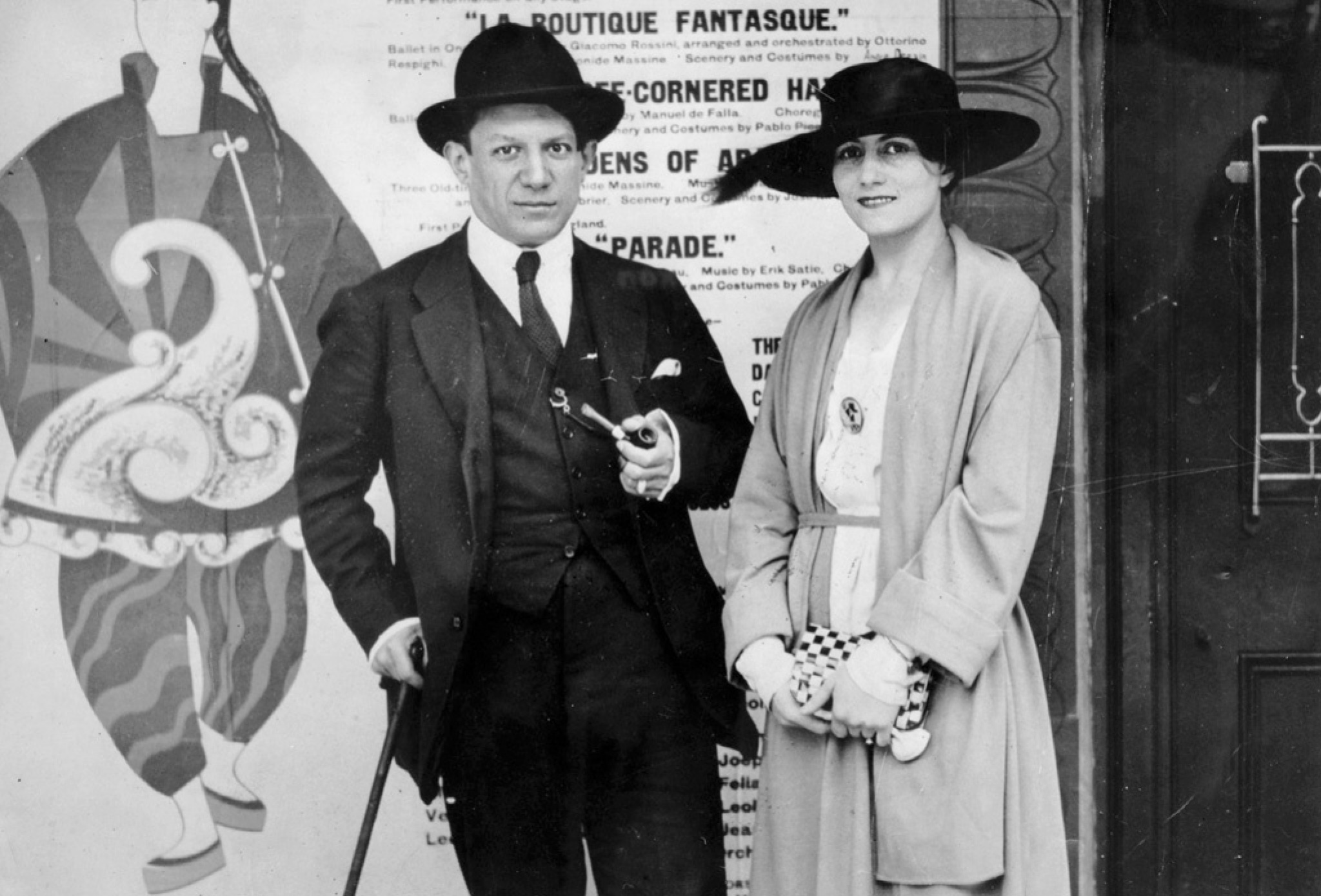 Pablo Picasso and Olga Khokhlova, 1919.