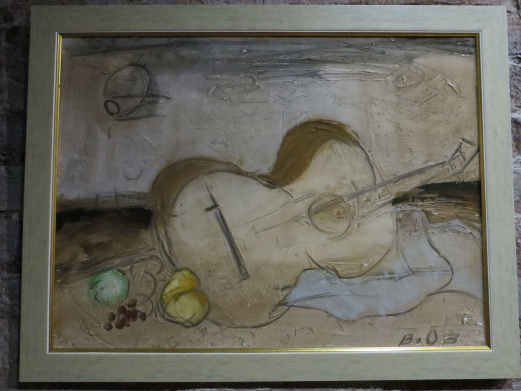 Олег Волошинов. «Натюрморт с гитарой», 1972 Олег Волошинов. «Натюрморт с гитарой», 1972