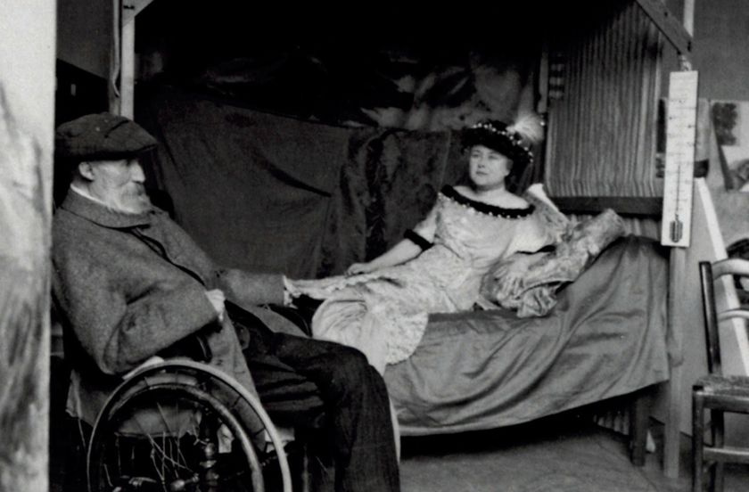 Renoir and Madame de Galéa in the studio at Cagnes, 1912 Renoir and Madame de Galéa in the studio at Cagnes, 1912