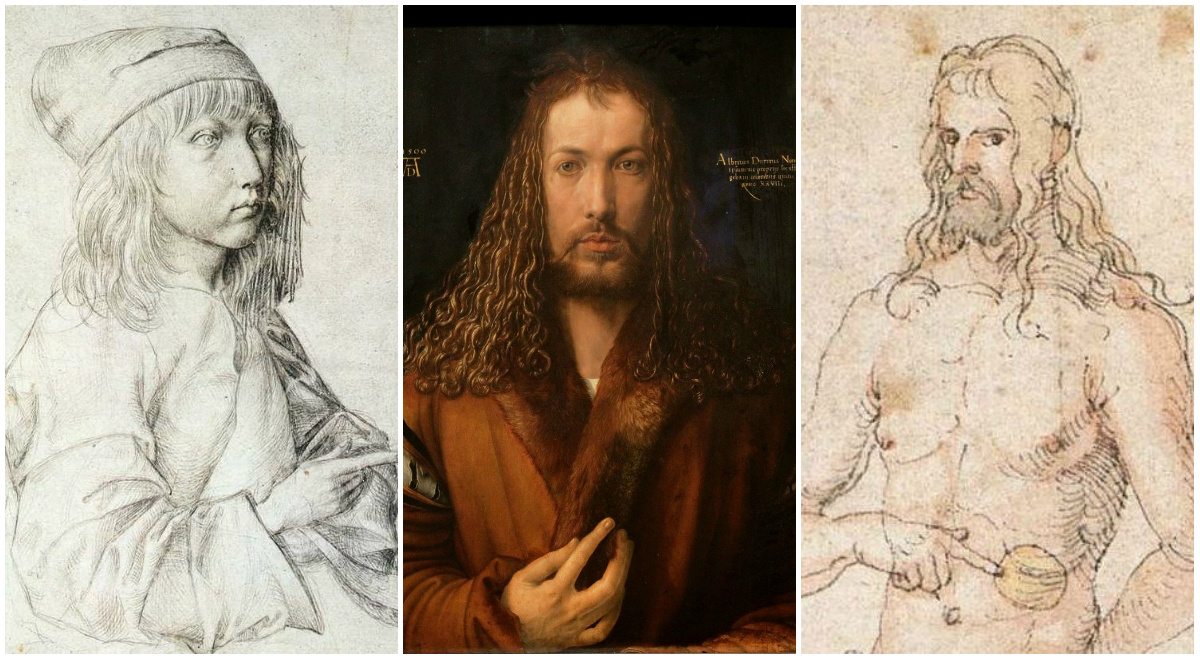 Dürer: evolution of artistic self in 13 self-portraits