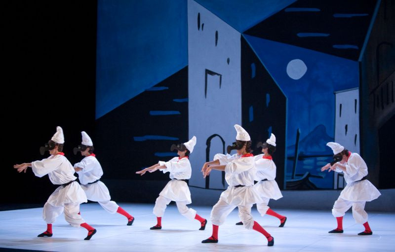 Reconstruction of the ballet Pulcinella by Europa Danse, 2007. Photo: M. Loginov