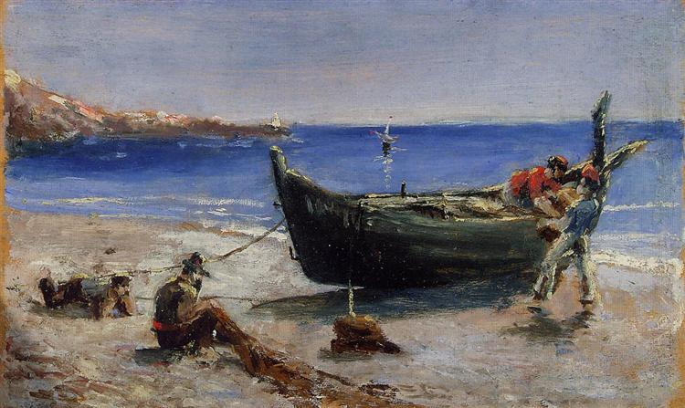 Henri Toulouse-Lautrec — Fishing Boat, 1880 Henri Toulouse-Lautrec — Fishing Boat, 1880