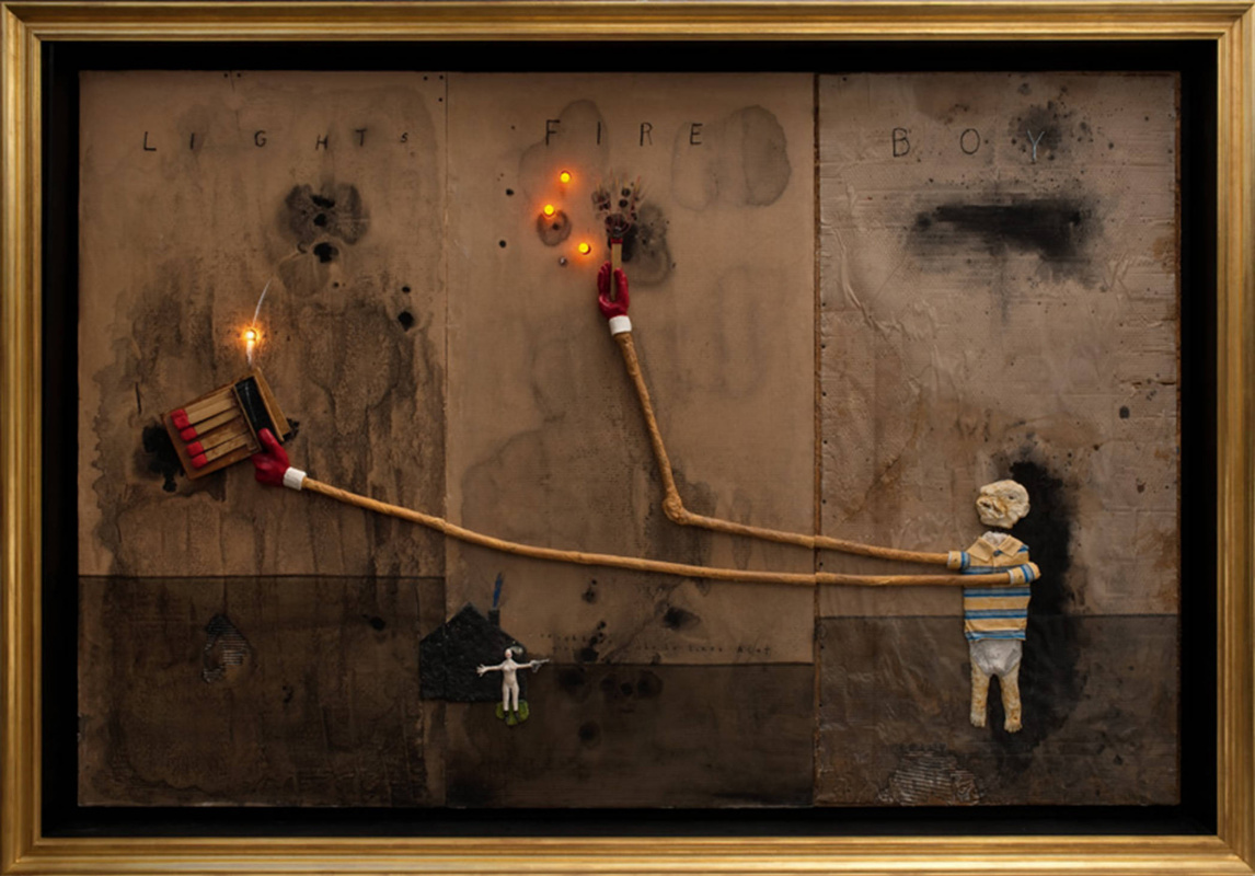 David Lynch — Boy Lights Fire, 2010 David Lynch — Boy Lights Fire, 2010