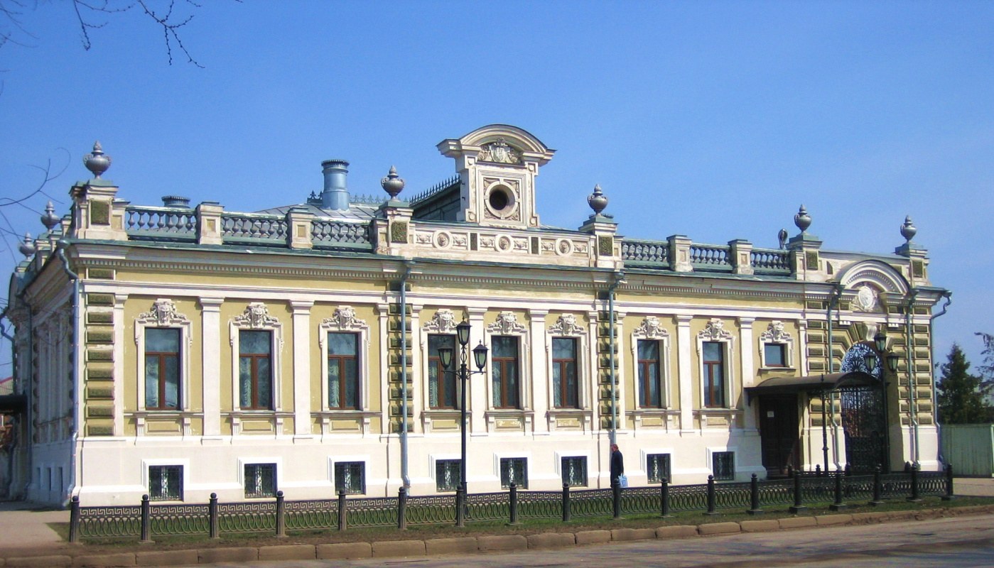 The mansion house of Paisiy Mikhailovich Maltsev, a large grain merchant, built in the 1900s by Shek