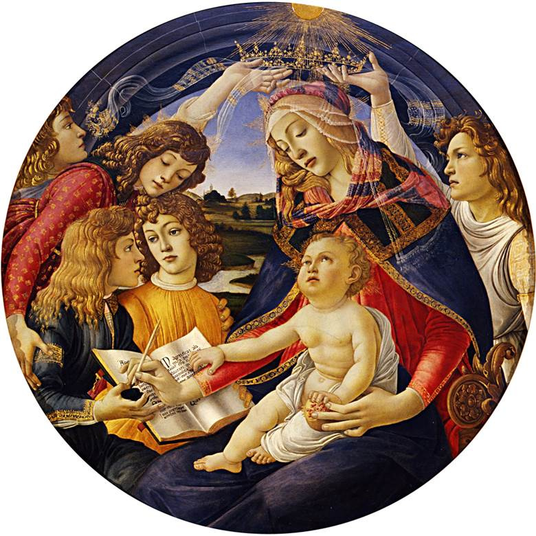 Madonna of the Magnificat, 1481 Madonna of the Magnificat, 1481