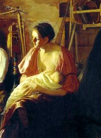 «Я бы советовал и просил Вас исправить руки у женской фигуры с ребенком, которые весьма неправильны: «Я бы советовал и просил Вас исправить руки у женской фигуры с ребенком, которые весьма неправильны: