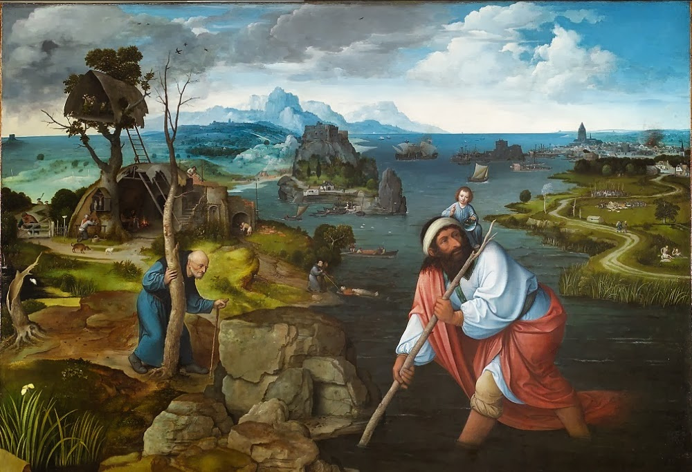 Иоахим Патинир. Святой Христофор (ок. 1520), Эскориал