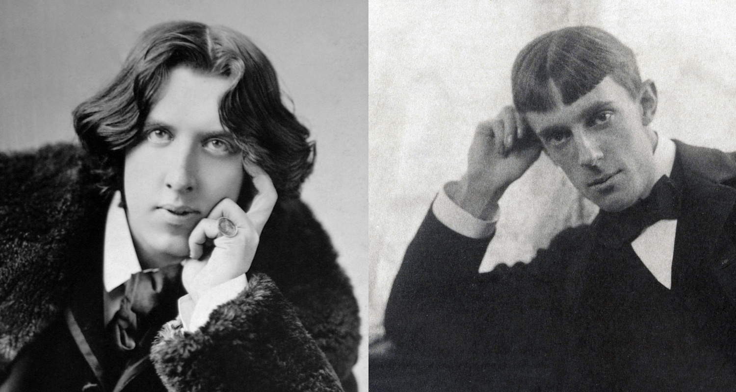 Oscar Wilde and Aubrey Beardsley: brilliant wits with prickly egoes