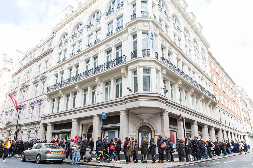 Thousands of art collectors and George Michael fans have travelled from across the world to see the Thousands of art collectors and George Michael fans have travelled from across the world to see the