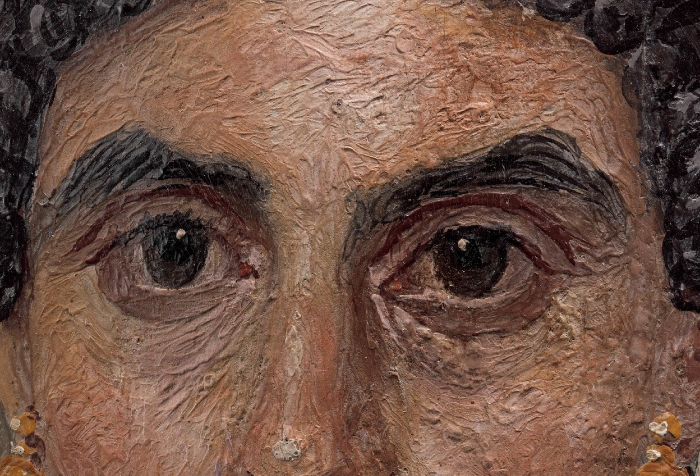 Fayum Mummy Portrait. Fragment: eyes (the Metropolitan Museum, photo) Fayum Mummy Portrait. Fragment: eyes (the Metropolitan Museum, photo)