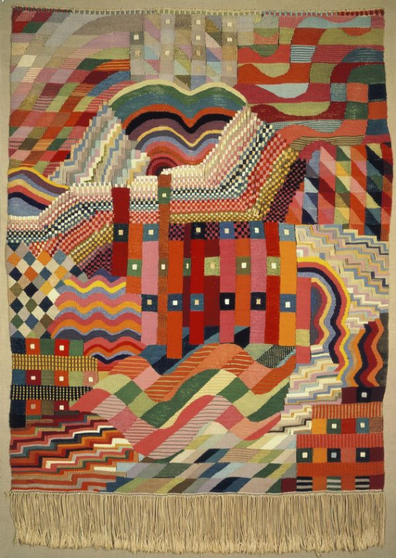 Slit Tapestry Red/Green, 1927-28