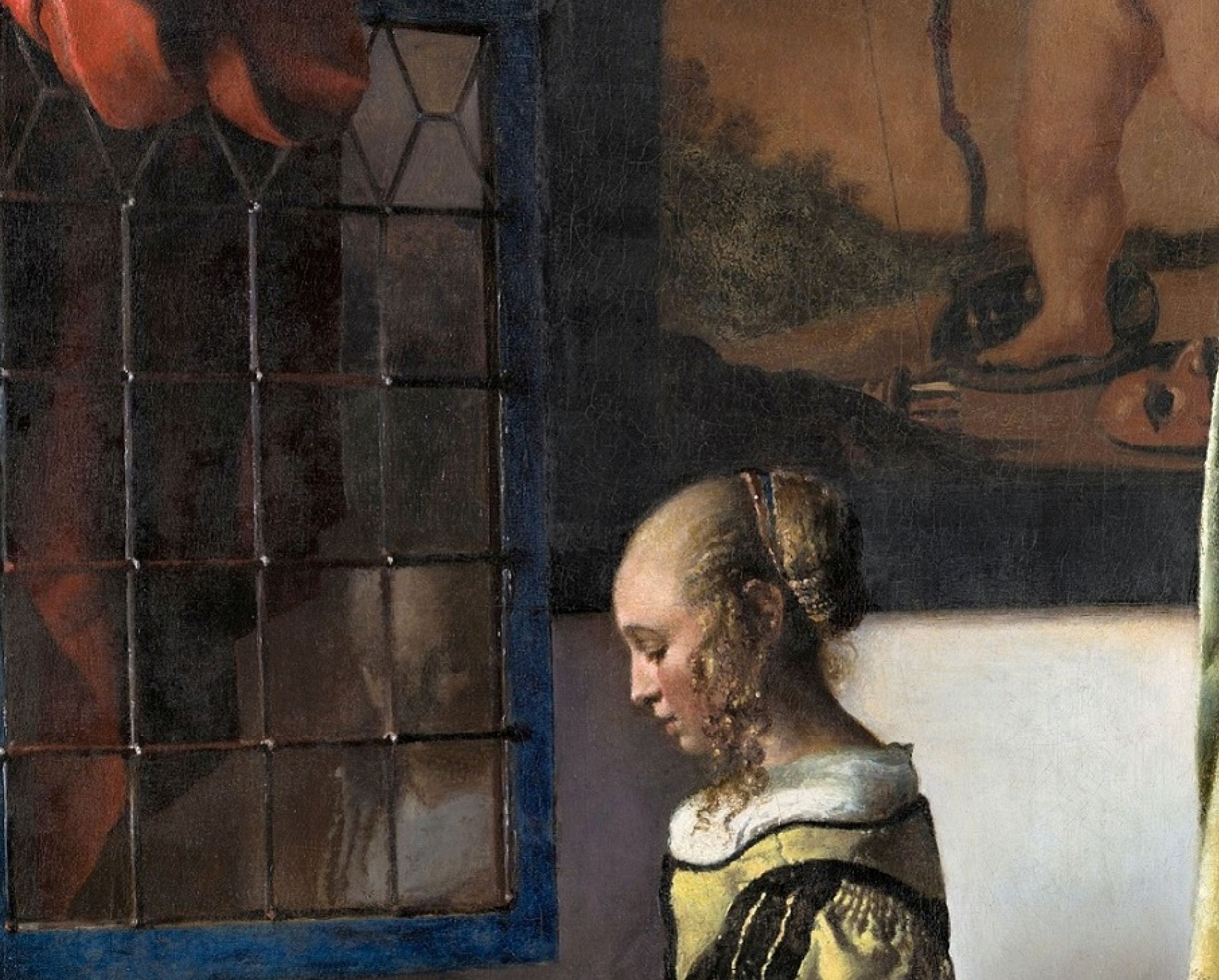 Девушка читающая письмо у открытого окна вермеер. Дрезденская картинная галерея Вермеер.