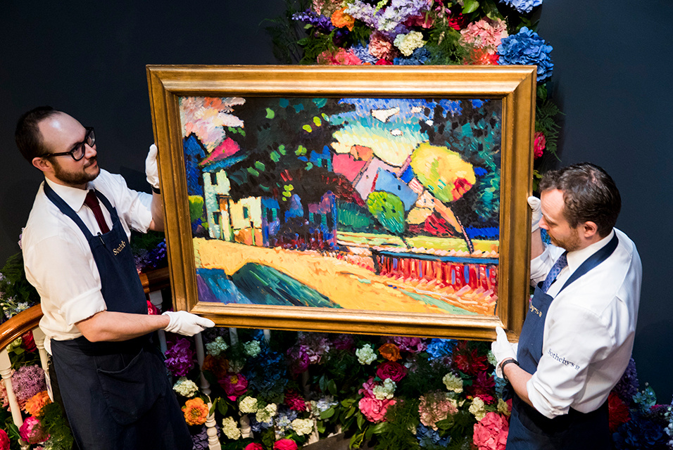 Картины Кандинского дважды за вечер побили мировой рекорд на Sotheby's