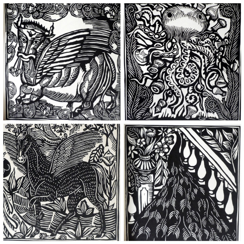 Engravings by Raoul Dufy from the Bestiary. Illustration source — bersoantik.com Engravings by Raoul Dufy from the Bestiary. Illustration source — bersoantik.com