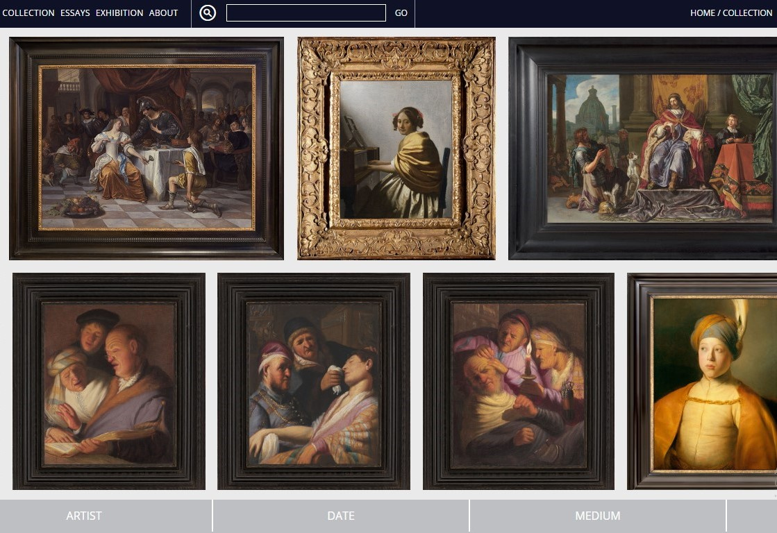 screenshot of the page theleidencollection.com/collection screenshot of the page theleidencollection.com/collection