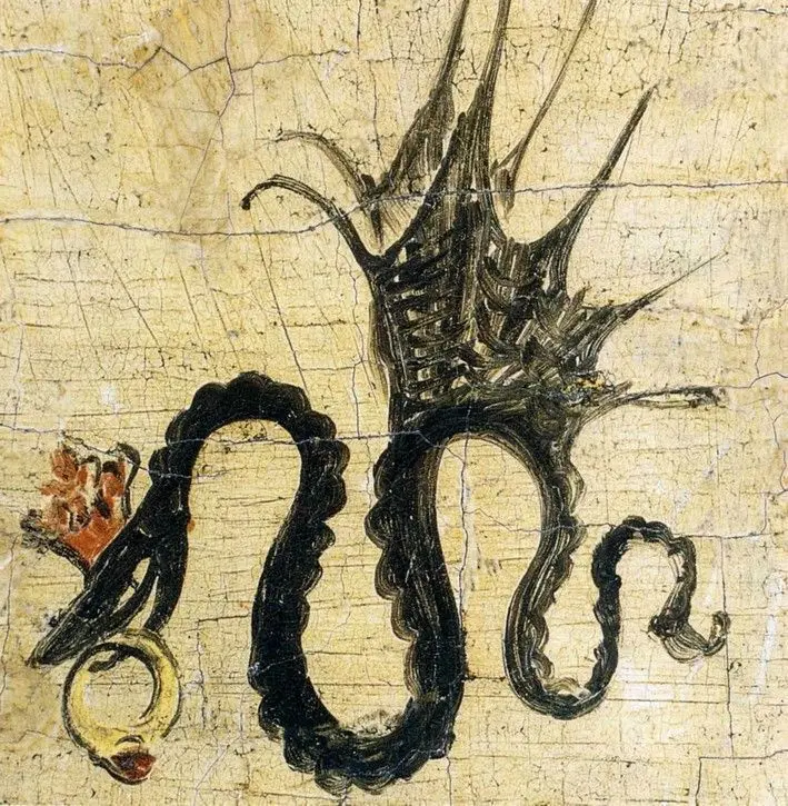 В 1508 году Саксонский курфюрст пожаловал Кранаху герб в виде крылатого змея с короной на голове и р