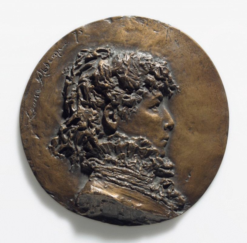 Луиза Аббема «Портрет Сары Бернар», 1875 год, бронза, Музей искусств, Бостон Луиза Аббема «Портрет Сары Бернар», 1875 год, бронза, Музей искусств, Бостон