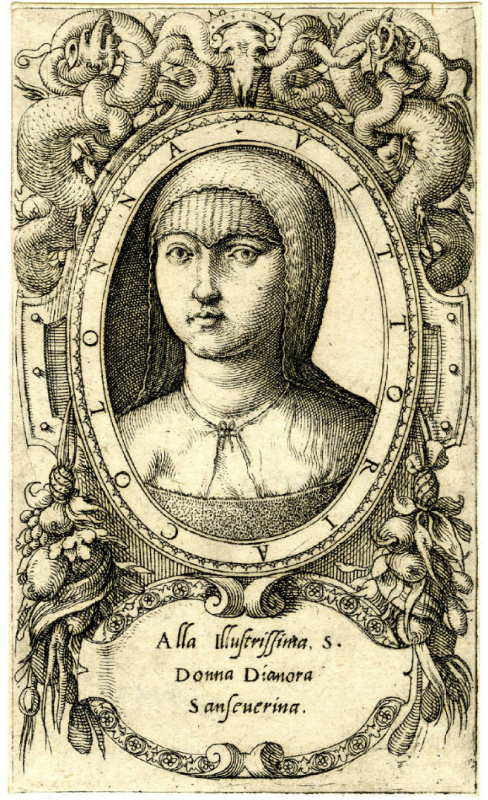 Unknown artist.
Portrait of Vittoria Colonna, 1540-1560
British Museum, London.