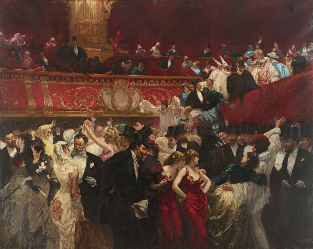 Чарльз Херманс, «Бал-Маскарад» 1880 Чарльз Херманс, «Бал-Маскарад» 1880