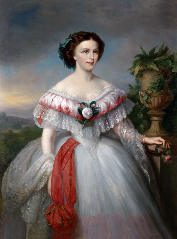 Johann Nepomuk Meyer. Empress Elisabeth of Austria, 1858