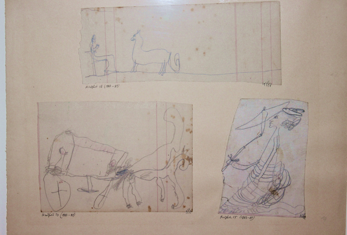 Paul Klee. Azor Receiving Mrs. Grenouillet’s Orders, The Horse Cart, Woman With Parasol. 1883−1885. Paul Klee. Azor Receiving Mrs. Grenouillet’s Orders, The Horse Cart, Woman With Parasol. 1883−1885.