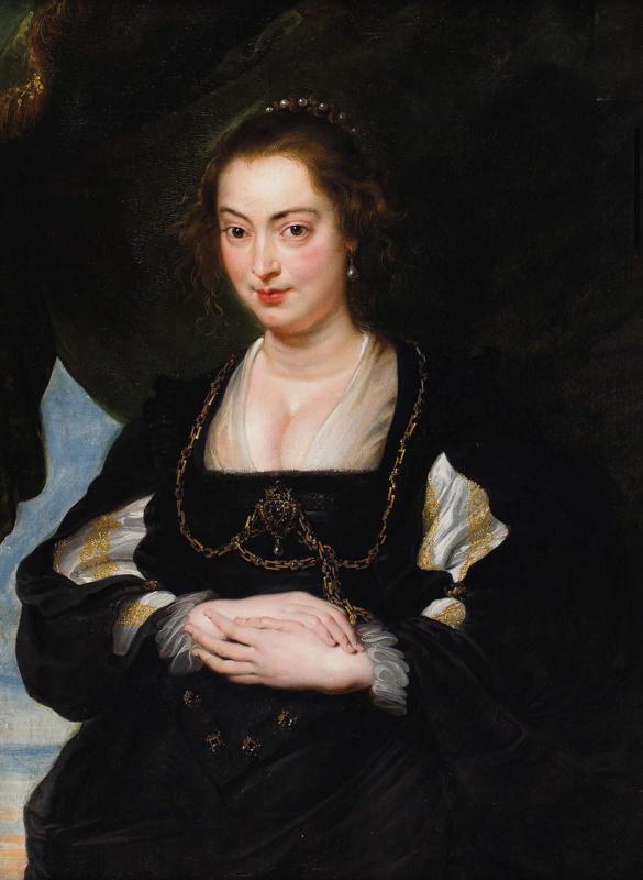 Питер Пауль Рубенс и мастерская, «Портрет дамы» (ок. 1620−1625). Источник: Desa Unicum
Тем временем Питер Пауль Рубенс и мастерская, «Портрет дамы» (ок. 1620−1625). Источник: Desa Unicum
Тем временем